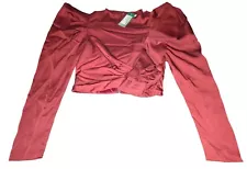 NWT, Cube 57 BOUTIQUE, Puffer Sleeve Blouse, La' Ros, Size Small