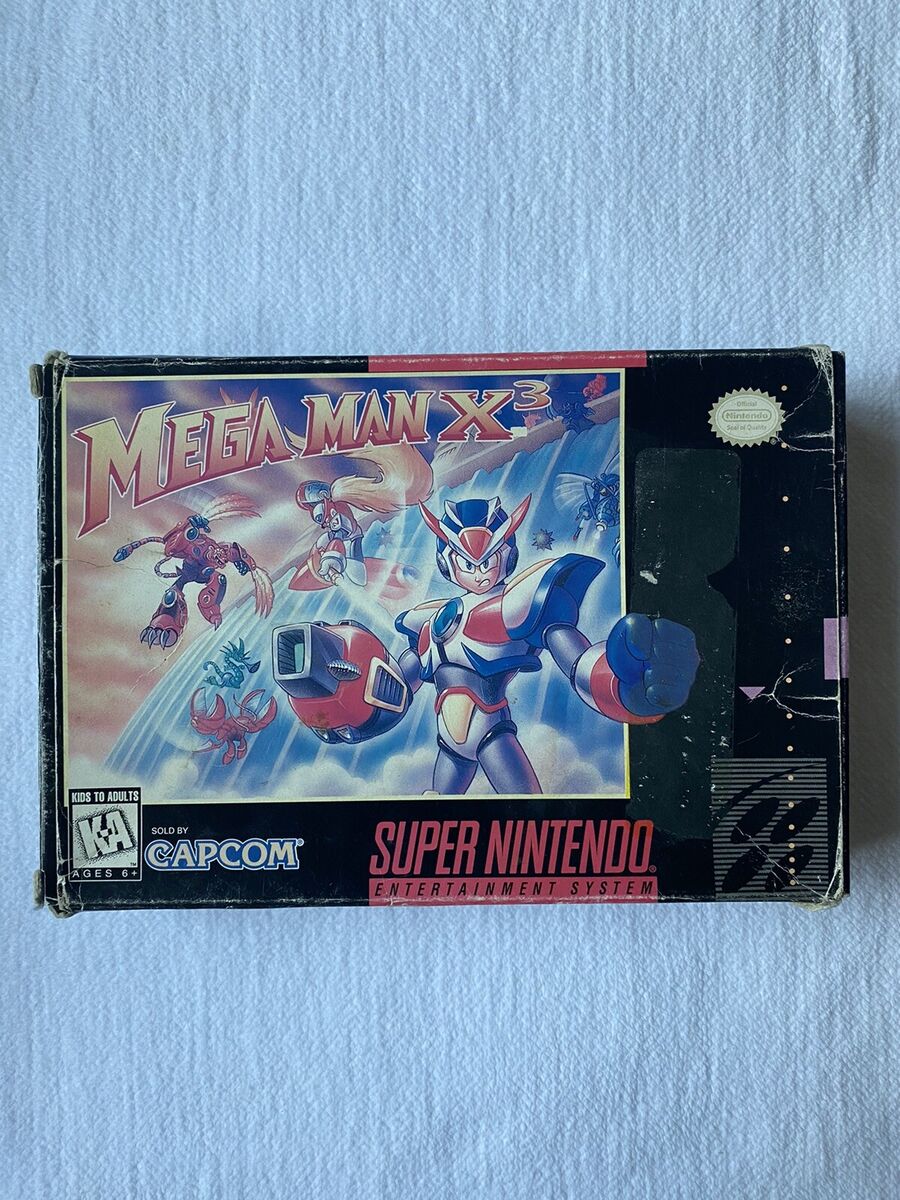 Mega Man X3 Game & Box Only Authentic Super Nintendo SNES No Mega Man X3 Game & Box Only Authentic Super Nintendo SNES No