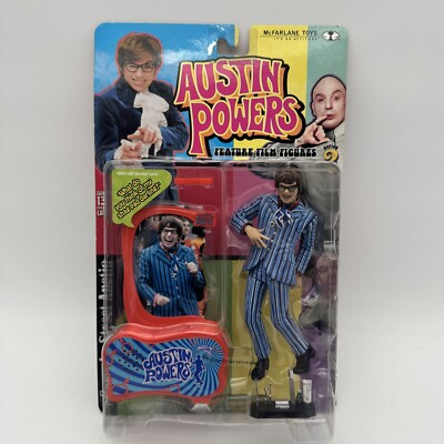 Austin Powers Action Figure with Voice Chip Series 2 Mcfarlane Toys 1999 New
