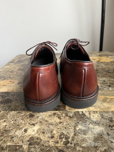 Allen Edmonds LAX Derby Shoes Dark Chili Calfskin Style 3016 Men's Size 12D - 第 7/9 張圖片