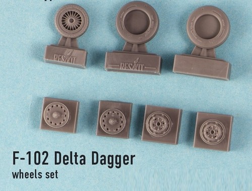 ResKit RS72-0073 Scale 1:72 F-102 Delta Dagger Resin Wheel Upgrade for Aviation - Picture 24 of 24