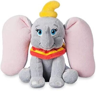 Offizieller Disney Sitting Dumbo 19 cm Mini Bean Bag Plüsch