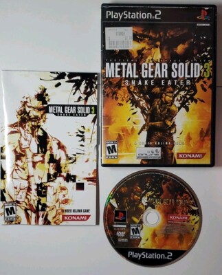 Metal Gear Solid 3 Snake Eater - PlayStation 2, 2004 PS2 - CIB W Manual - Tested