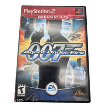 PS2 007 Agent Under Fire Game James Bond TEEN Game Plus book PlayStation 2