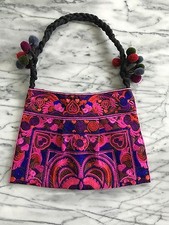 Colorful Embroidered Handbag