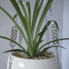 Lattice Charm Plant Hanger, Hanging Plant Shelf, Chain Plant Holder