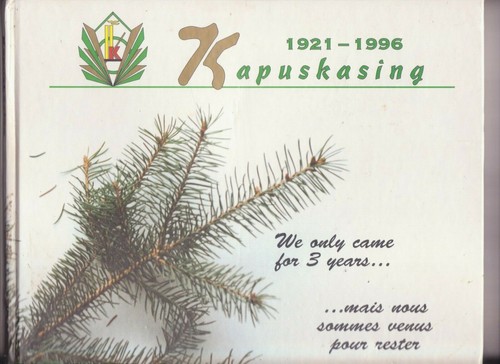 KAPUSKASING (1995/96) HC ~1921-1996/North Ontario/Canada~