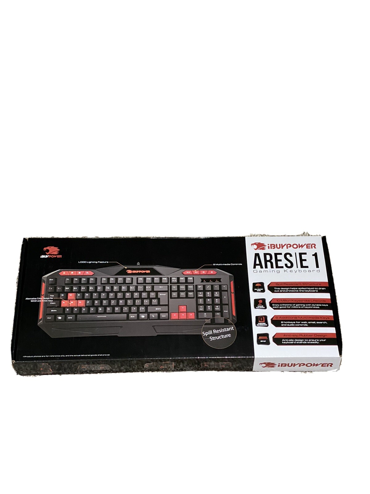 IBUYPOWER ARES E1 Gaming Keyboard eBay