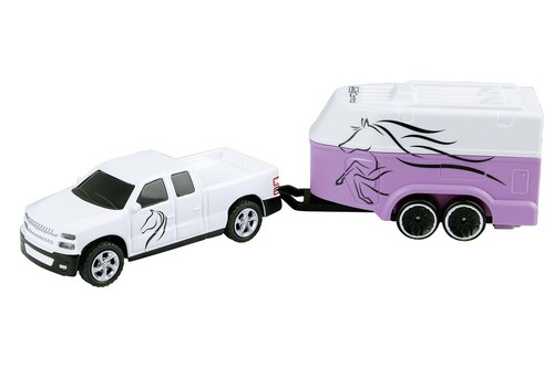 Revell Control 23567 Pick-Up mit Pferdetransporter weiss/rosa 1:64 R/C Fahrzeug - Picture 2 of 6