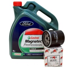 Ford Castrol Magnatec 5W20 Motoröl 5 Liter +  Ölfilter 1.0 1.8 2.0 Benzinmotor