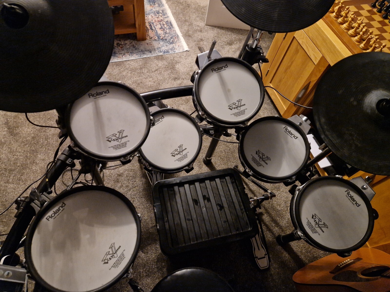Roland electronic drum kit TD9 eBay