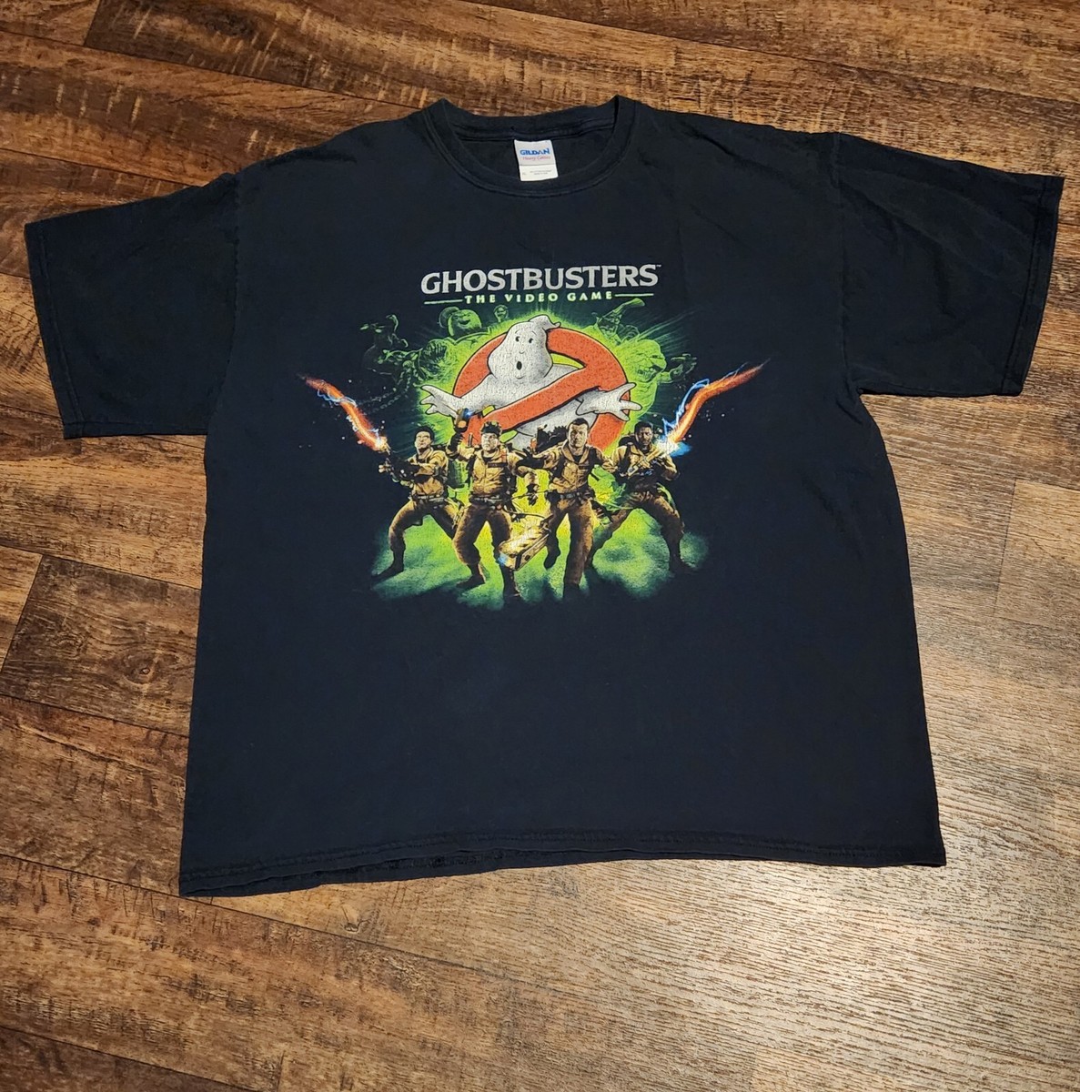 Ghostbusters The Video Game Promo Graphic T-Shirt Movie Size XL 