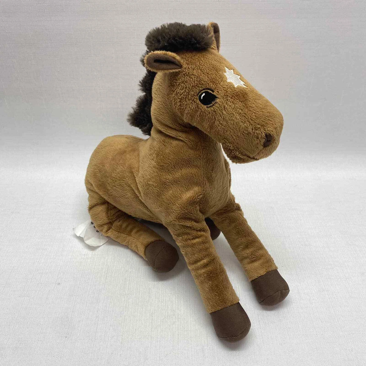 peluche cheval ikea okenlopare marron - doudou cheval etoile