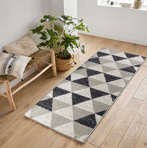Geometrische Fußmatten rutschfest maschinenwaschbar Küche, Flur, Flurläufer - Bild 22 von 32