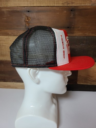 Vtg Tampa Bay Bandits Football USFL Snapback Hat Trucker 80s AJD Lucky Stripes - Picture 3 of 9