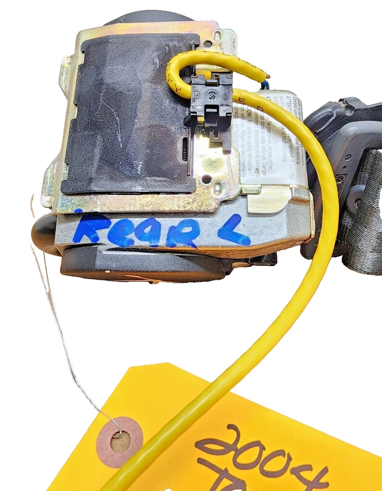 Cinturón de seguridad trasero izquierdo Volkswagen Touareg 2004-2010 segunda fila lado del conductor OEM Foto 3 de 4