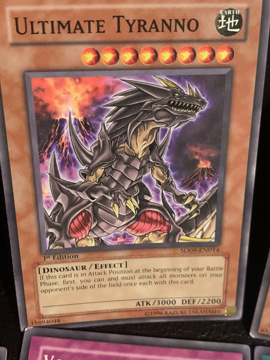 Ultimate Tyranno + 30 Dinosaur Yu-Gi-Oh! Deck + Jurassic World
