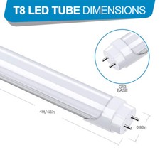 t-8 4ft t10 t12 G13 Type B fluorescent bulbs 25 50 100 pack 4'led tubes daylight