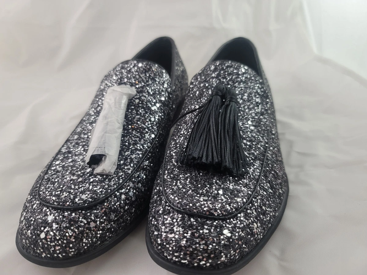 Black sparkle 2025 dress shoes