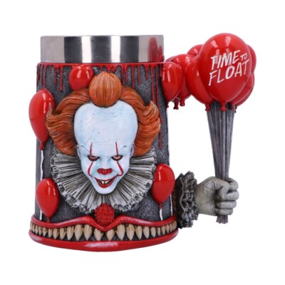 IT Time to Float Pennywise Tankard Nemesis Now Stephen King Horror Clown