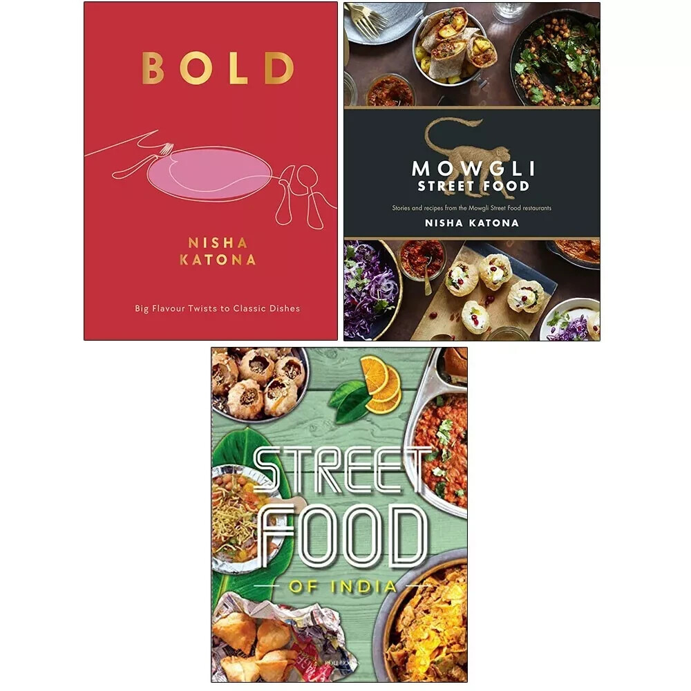 Bold Nisha Katona (HB), Mowgli Street Food,Fresh Easy Indian Street Food 3 Books