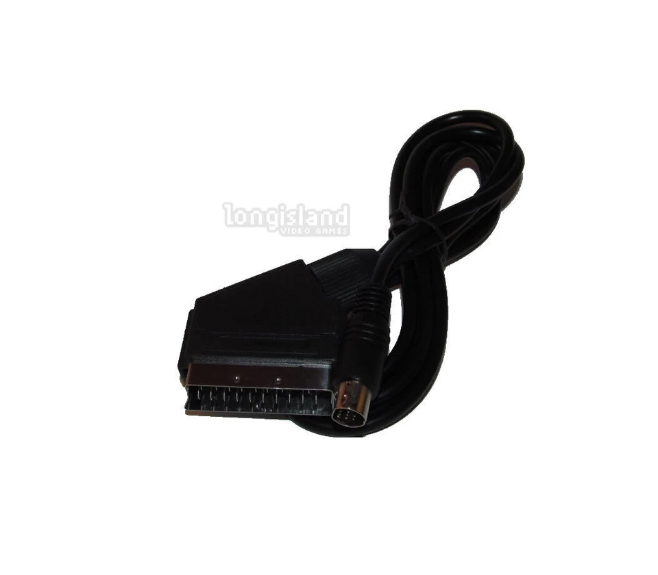1pc New Video Cord For Sega Saturn System RGB Scart Cable NTSC & PAL 6FT Scart - Image 2 of 2