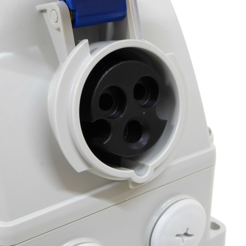 16 Amp 3 Pin 2P+E 230V Wall Mount Socket with DIN Rail for RCD RCBO MCB IP44 16A - Picture 5 of 9