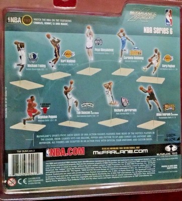 2003-04 McFarlane Basketball Series 6 Tim Duncan #110 Spurs | eBay