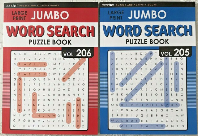 7 bendon large print word search puzzle books finds hunt vol 115 117 119 122 for sale online ebay