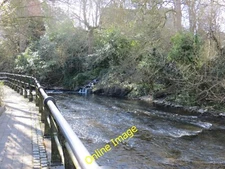 Photo 6x4 Rye Water (River) and cascading stream by Leixlip Castle Leim a c2013