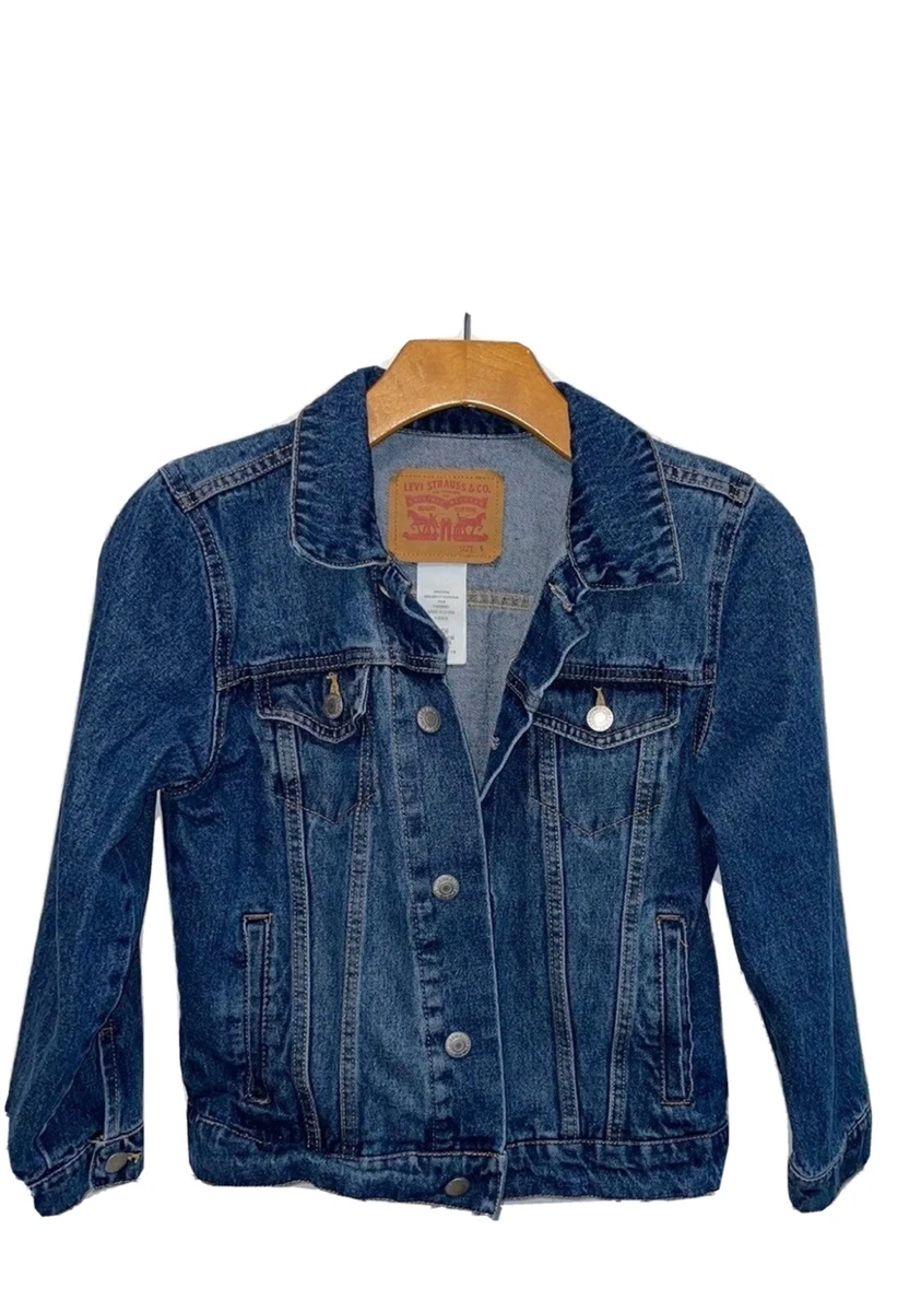 Kids levi denim clearance jacket