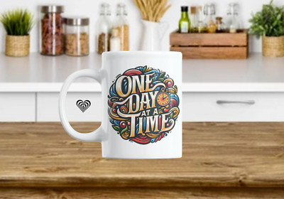 One Day At A Time positive Tasse Geburtstagsgeschenk Weihnachtsgeschenk Muttertag SALE