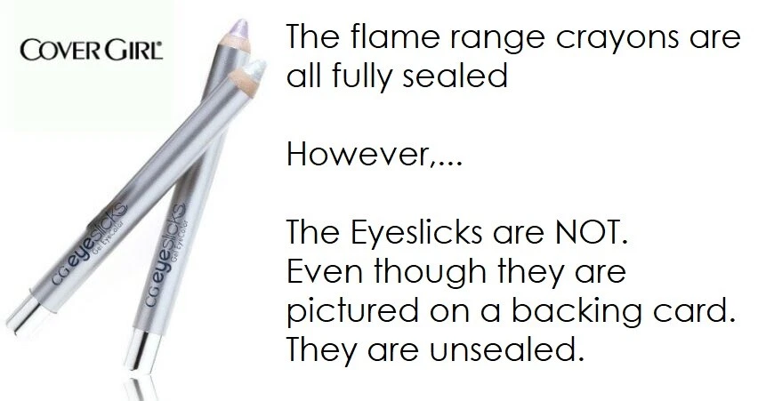 Eyeshadow crayon covergirl flamed out shadow pencil or eyeslicks  - Image 2 of 2