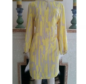 long flowy yellow dress