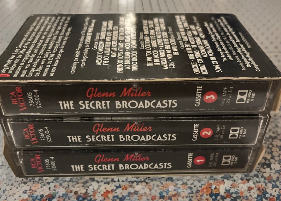 Glenn Miller : The Secret Broadcasts: Air Forces Command Band 3 cassettes set - Image 3 of 4