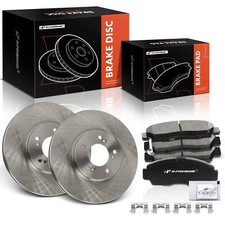 A-Premium Front Disc Brake Rotors & Ceramic P...