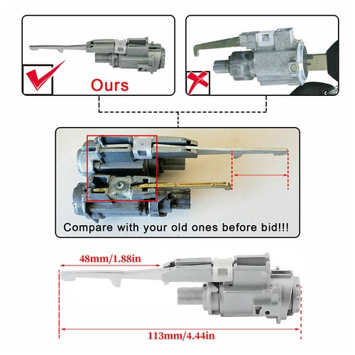 Ignition Switch Cylinder Lock For Honda Pilot 2003-2015 &Honda Odyssey 2005-2015 - Picture 4 of 14