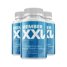 3-Pack Member XXL Powerful Male Pills, Member XXL Male Support - 180 Capsules