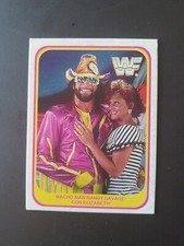Macho Man & Elizabeth Merlin Card 17 WWE WWF WCW Wrestling - Italian Version