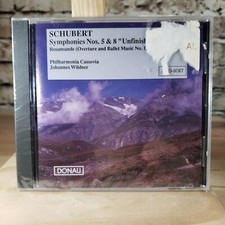 SCHUBERT: SYMPHONIES NOS. 3, 5, 8 'UNFINISHED' brand new