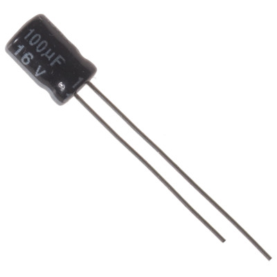 100uf 16v 5x8mm 105° Radial Elektrolyt Kondensator Capacitor 1-20 Stück