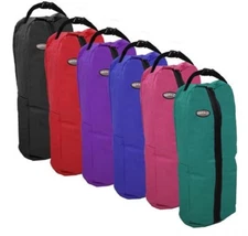 New! Showman NYLON HORSE HALTER & BRIDLE BAG w/ zipper 6 COLORS!