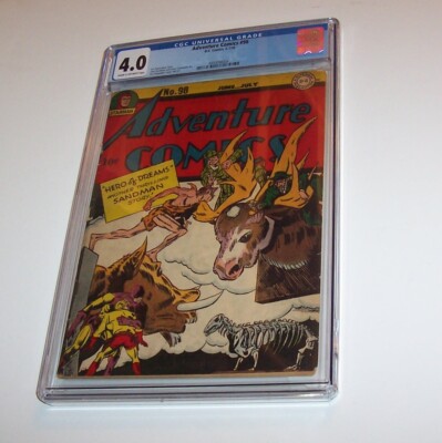 Adventure Comics #98 - DC 1945 Golden Age Issue - CGC VG 4.0 - Sandman ...