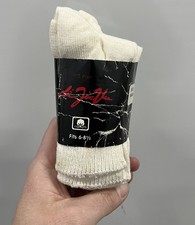 Vintage 1980s Cotton NOS NWT deja vu 3 pack of socks sz 6-8.5 made in USA