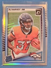 2025 Panini Donruss Optic Silver Holo RJ Harvey #208 Rookie RC