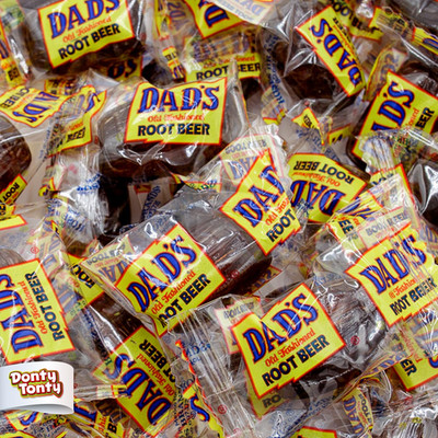 DAD'S ROOT BEER BARRELS Hard Candy 5 Lb   Bulk Bag, Old Fashioned, Original Flav