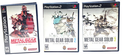 Metal Gear Solid 1 2 3 The Essential Collection all manuals no outer sleeve