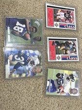 1998 Randy Moss Rookie Football Card Lot 5 Ahman Green Takeo Spikes Skip Hicks