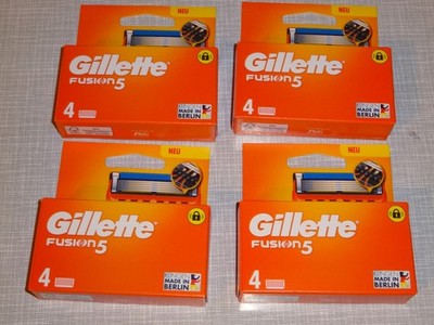 4 x ORIGINAL Gillette Fusion 5 Rasierklingen in OVP NEU