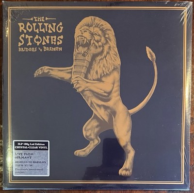 Rolling Stones Bridges to Bremen 3 LP NEW Crystal Clear 180g Vinyl NEU Import